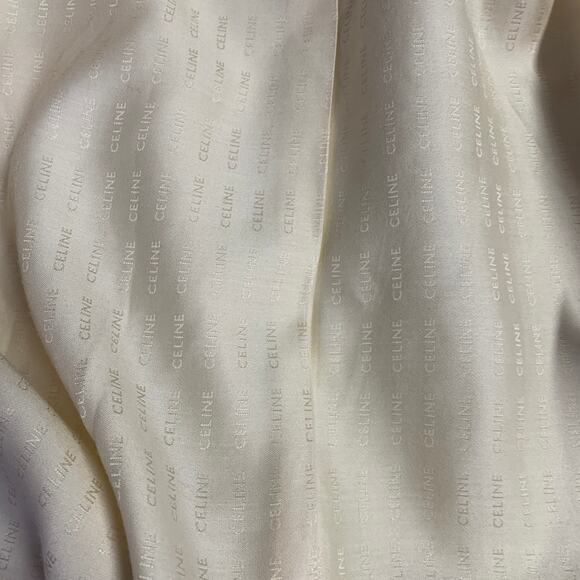 CELINE Size 8 Cream Gold Wool Blend Short Sleeve Jacket Blazer - Picture 7 of 9